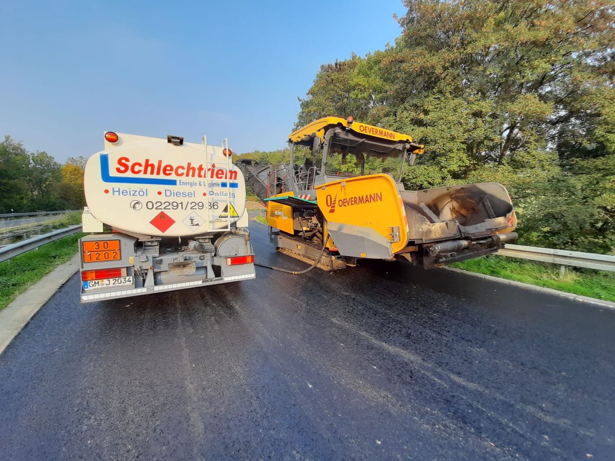 Baustellen und Notbetankung